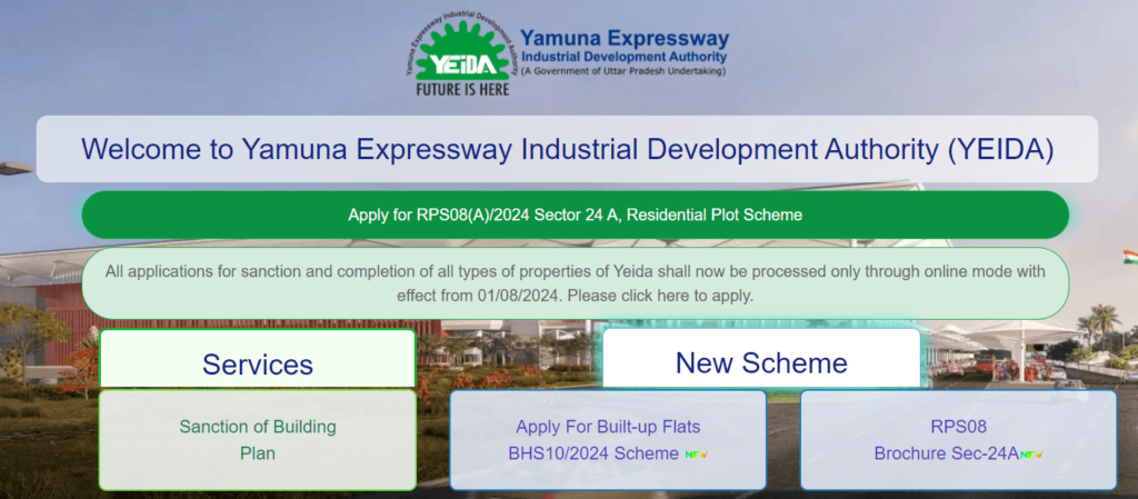 Apply for RPS08(A)/2024 Sector 24 A, Residential Plot Scheme